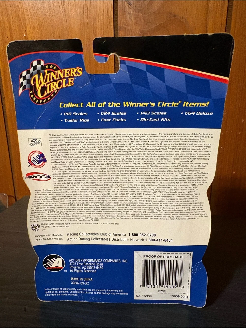 Winner's Circle Fast Packs 1:64 NASCAR Chevrolet Diecast 3-Car Set NIB